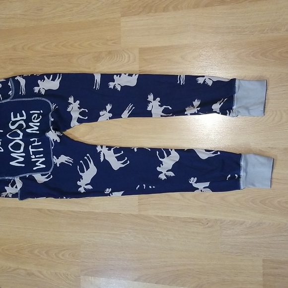 Lazy One blue moose print onesie mens/ unisex XS EUC - Picture 6 of 12